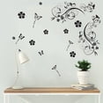 thumbnail image 3 of 2 Sheets/Set Butterfly PVC Wall Sticker Four Leaf Clover Vinyl Wall Art Wall Decal Interesting Quotes Sticker for Home Decoration Living Room Bedroom Wall Door Decor 27.5"x11.4", 3 of 8