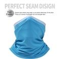 thumbnail image 2 of bedienty UV Resistant Head Scarf Warp Neck Cover Dustproof Mask Face Cover Drying Headscarf for Riding Cycling sky blue Fit head circumference: 54-58cm 1Set, 2 of 6