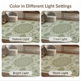 thumbnail image 7 of ODIKA 5'x7' Washable Area Rug Non-Slip, Chair-Friendly Oriental Ornamental Boho Accent Intricate Center Motif Style for Dining Room, Under Table, Home Office, 7 of 7