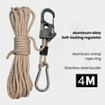thumbnail image 5 of Sportteer Tent Rope Tensioner Rope Tensioning Tool Tent Rope Tightener With Carabiner Clip, Universal, Self-Locking, Compact Size, for Outdoor Camping, 5 of 11