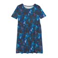 thumbnail image 6 of Fjofpr Girls Clothes under $10 Girls Middle-aged Children Short Sleeved Round Neck Dresses Children's Practice Clothes Dance Dresses（5-15Y）, 6 of 6