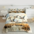 thumbnail image 3 of Manfei Country Mallard Duck Full Size Comforter Sets,Western Rustic Farm Bedding Comforter Set,Wild Country Animal Bedding Sets For Child,Ultra Soft Home Decor Reversible,3pcs, 3 of 9