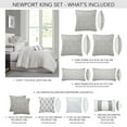 thumbnail image 3 of Pemberly Row 10-piece Fabric King Comforter Set in Gray/Platinum, 3 of 20