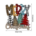 thumbnail image 3 of TIELUTT Christmas On Transfers 3Sheets Christmas On Decals Merry Christmas Heat Transfer It Sheets Bulk Craft Blanks for Self Roll Wrap Table Clamp Plotter, 3 of 6