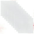 thumbnail image 4 of 30 Pcs 8x8cm Square Mesh Plastic Canvas Sheets Cross Stitch Sewing Plastic Canvas Sheets for Embroidery Acrylic Yarn Crafting Knit and Crochet Projects DIY Coaster (White), 4 of 9
