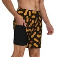 thumbnail image 2 of Balery Peanuts5 Bañador para hombre, shorts de playa de secado rápido con entrepierna y forro de compresión-Small, 2 of 6