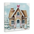 thumbnail image 4 of Stupell Industries Fancy Gingerbread House Holiday Painting Gallery Wrapped Canvas Art Prints Wall Art, 36 x 36, 4 of 8