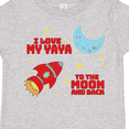 thumbnail image 4 of Inktastic I Love My Yaya to the Moon and Back Boys or Girls Toddler T-Shirt, 4 of 5