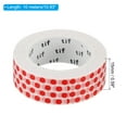 thumbnail image 2 of Uxcell Washi Tape 0.59 Inch x 10.93 Yards, 2 Rolls Self Adhesive Dots Pattern Red, 2 of 6