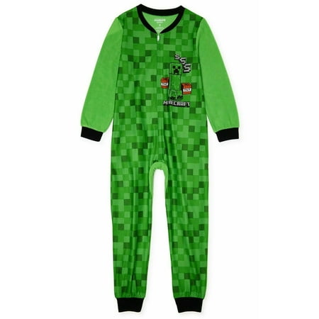 

Minecraft Long Sleeve Sleeper Blanket Pajama Boy Size 8
