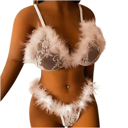 Lingerie Costume Plus Size Matching Family Swimsuits Women Sexy Lingerie Lace Corset Solid Mesh Underwire Sleepwear Underwear Set