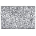 thumbnail image 6 of Decozen Placemats Set of 6 Plastic, Dining Table Placemats, Rectangular PVC Vinyl, 18"x12" - Silver, 6 of 7
