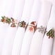 thumbnail image 4 of RV 6 servilletas de árbol de Navidad con flores de alce, campanas, copos de nieve, servilletas, decoración navideña para Hotel, botones para servilletas (estilo aleatorio) brillar  Electrónica, 4 of 5