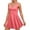 Watermelon Red, variant on Miqool Womens Tennis Dress Built in Shorts & Bra Adjustable Straps Crisscross Back Summer Exercise Workout Mini Dress Golf Athletic Dresses for Women
