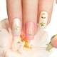 thumbnail image 4 of 1 caja de adornos para uñas con forma de luna dorada y estrella, para manicura, con purpurina y aleación., 4 of 5