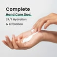 thumbnail image 4 of Dermasuri Day and Night Therapeutic Hand Cream for Dry, Cracked Hands - AM Lightweight Moisturizing Exfoliator & PM Overnight Renewal Lotion Softening Hydrating Treatment Unscented - Pack of 2, 4 of 7