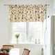 thumbnail image 2 of Cortina de ventana Zulema café semitransparente cocina 137x76cm, 2 of 8