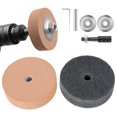 thumbnail image 1 of Polishing Wheel 2.8 Inch Wear Resistant Buffing Wheel Professional Grinding Wheel Bench Grinder Rotary Tool Accessories for Wood Plastic Metal Rust Removal Cleaning, 1 of 11