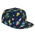thumbnail image 2 of Uemuo Funny Spaceships Pattern Women's Baseball Cap,Straight Brim Hat,Golf Dad Hat,Travel Hat,Sun Protection Cap,Everyday Accessory, 2 of 9