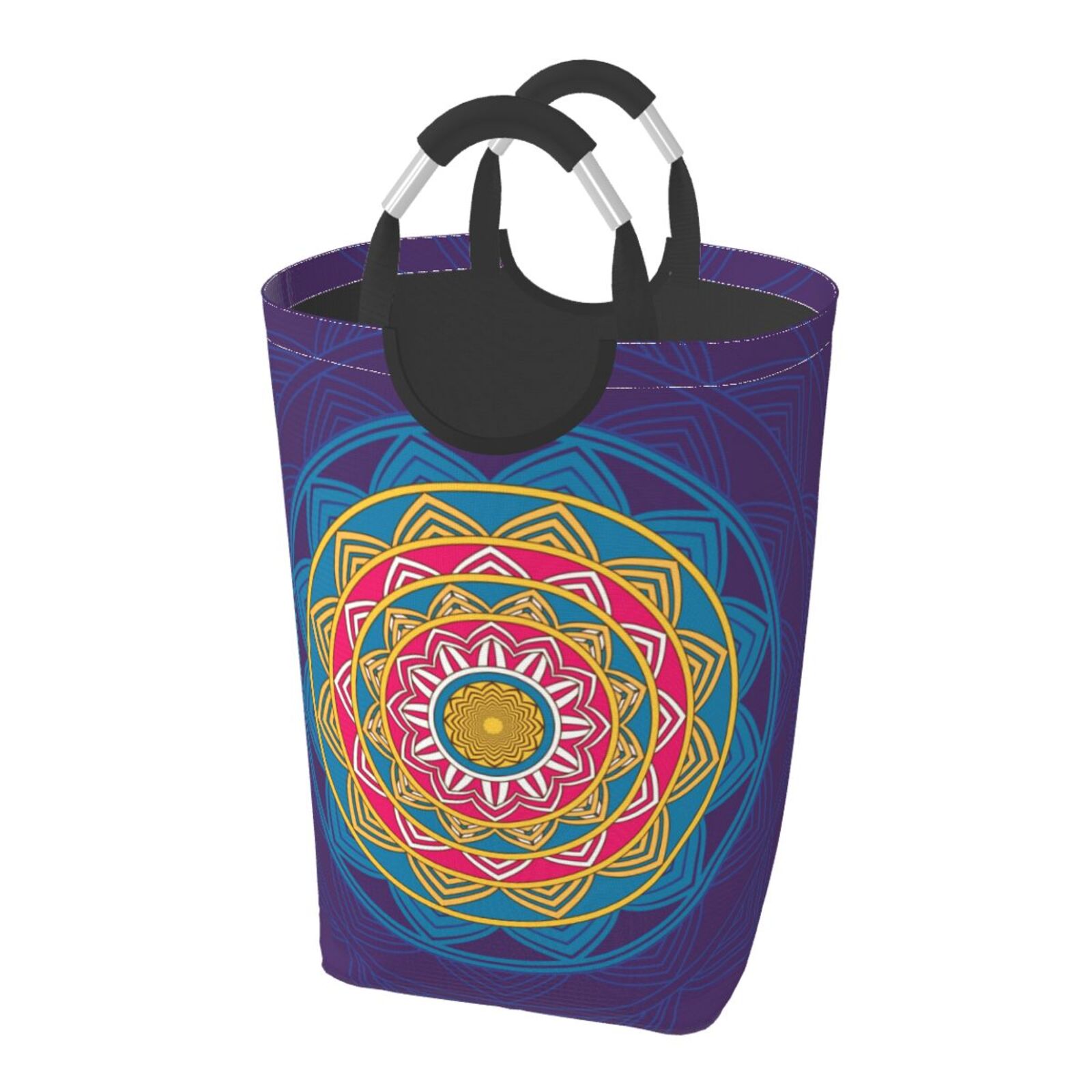 Chakra Mandala Collapsible Laundry Basket Organizer, Bathroom Dirty