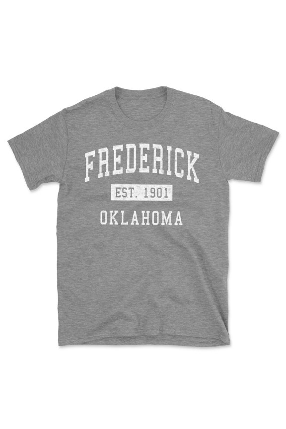 Frederick Oklahoma Classic Established Men's Cotton T-Shirt