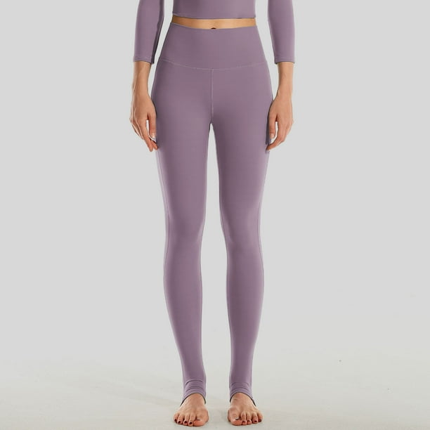 Leggings con estribo para mujer Medias push up de cintura alta de secado rápido Pantalones largos de Abanopi Polainas de las mujeres