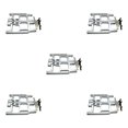 thumbnail image 3 of Ruiboury Boost Performance Of RC Car With Rear Lower Arm For 1/14 LC Racing Premium Aluminium Alloy titanium color 5Set, 3 of 6