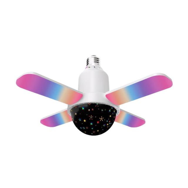 Ounissouiy Bombilla LED de bajo consumo con efecto de bola de discoteca para fiesta instantánea, bombilla de bola de discoteca Iluminación y accesorios dos