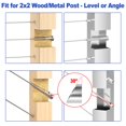 thumbnail image 4 of CKE 50 Pack Invisible Cable Railing Kit 1/8" Cable Railing Tensioner Invisible Receiver and Swage Stud End for Cable Railing Hardware, T316 Swage Tensioner and Termi, 4 of 6