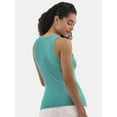 thumbnail image 3 of No Boundaries Ribbed High Neck Tank Top, Women's, 3 of 5