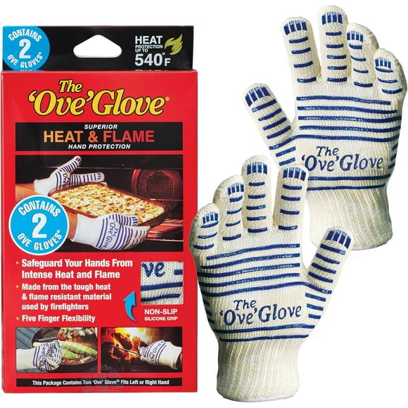 Heat Resistant Oven Gloves – Heavy Duty Hot Surface Handler for Kitchen, BBQ, Welding & Car Repair | Non-Slip, Fireproof Protection (1 Pair)