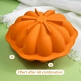 thumbnail image 3 of Molde de Mousse con Forma de Calabaza de 7 Pulgadas, Molde de Silicona para Pasteles 3D, Molde para Hornear, para Hornear Pasteles, Brownies, Molde para Pasteles de Halloween, 3 of 5