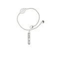 thumbnail image 2 of Delight Jewelry Silvertone Spin On Bar - Silvertone Leaf Delicate Bracelet, 6.25+1.75", 2 of 4