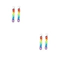 thumbnail image 3 of Minnieouse 1 par de pendientes de estilo informal para mujer, pendiente de gota para senderismo y banquete, diseño Simple, joyería acrílica geométrica, Gancho para la oreja 2piezas Minnieouse CBP298975, 3 of 6