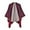 Wine Red, variant on CILENON Cardigans for Women Women's Travel Plaid Shawl Wraps Open Front Poncho Cape Warm Oversized Sweaters Casual Cardigan Shawls for Fall Winter (Blue,One Size)