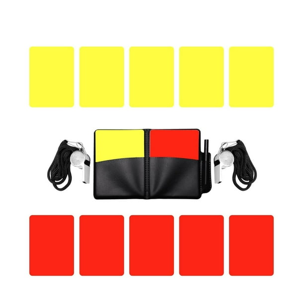 Tarjetas de árbitro de fútbol Herramientas para deportes Partido de fútbol Juego de fútbol Baloncesto