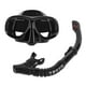 thumbnail image 3 of Set de snorkel Gafas de natación Máscara de buceo para buceo Snorkel submarino Negro, 3 of 9