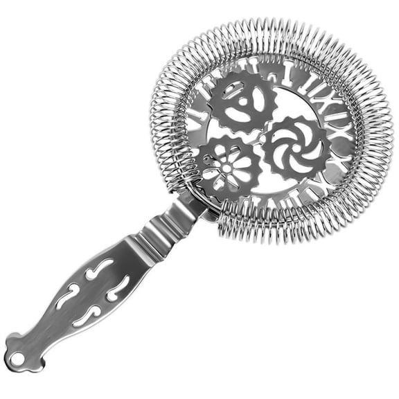 Stainless Steel Cocktails Strainer Drink Strainer with Spring for Boston Shakers