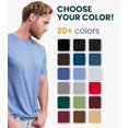 thumbnail image 3 of Merino.tech Mens Lightweight Merino Wool Short Sleeve T-Shirt Gold, Medium, 3 of 6