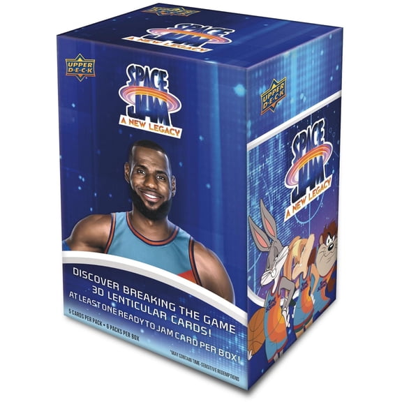 Collectible 21 Upper Deck Space Jam 2 A New Legacy Value Box Trading Cards