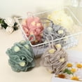 thumbnail image 6 of Unique Bargains 1 Pc Bath Shower Loofah Sponge Body Puffs for Shower 5.91"x4.72" Pink, 6 of 6