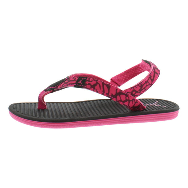 Tahiti tilfredshed dvs. Jordan Flip Thong Sandals Infant's Shoes Size 10, Color: Black/Vivid Pink -  Walmart.com