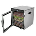 thumbnail image 2 of Dwellnix 10 Tray Food Dehydrator, Stainless Steel with Adjustable Temperature, Timer, LED Light, Quiet Operation for Healthy Snacks, Dry Fruit & Vegetables, 2 of 11