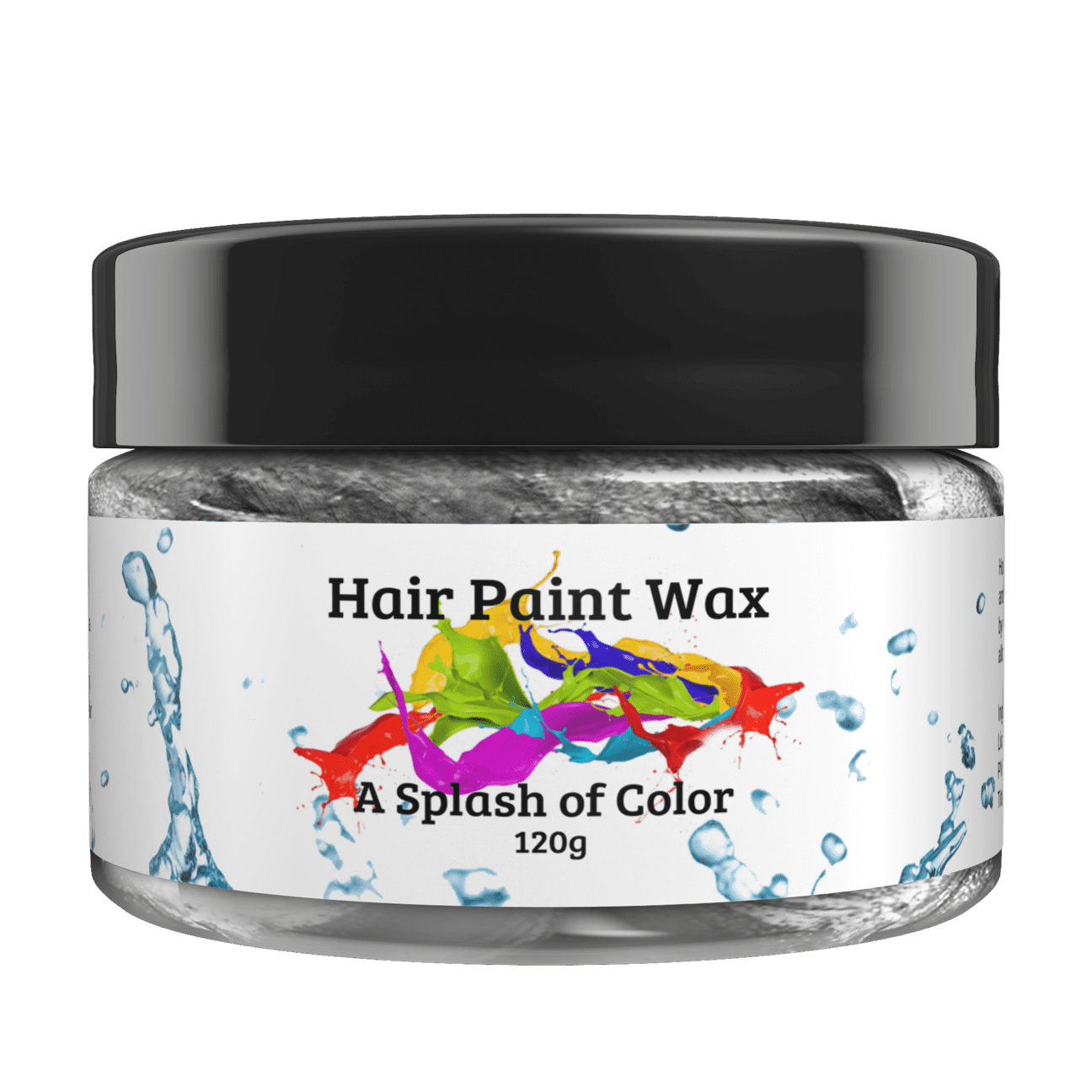 Black Hair Paint Wax