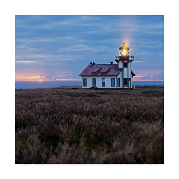 Trademark Fine Art 'Point Cabrillo Light Station' Canvas Art by Lance Kuehne