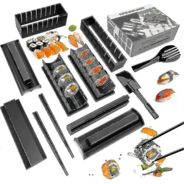 Sushi Making Kit Sushi Maker 12 Pcs Plastic Premium Set Sushi Tool Set Sushi Rice Roll Zh52
