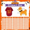 thumbnail image 2 of Monebena 1 Pcs Dog Halloween Costumes Funny Pumpkin Dog Puppy Clothes Soft Halloween Costumes for Small Medium Large Dogs Cats Kitten M01, 2 of 9