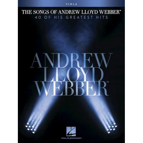 Hal Leonard The Songs of Andrew Lloyd Webber for Viola Instrumental Songbook