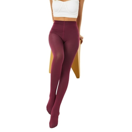 

Women s Pantyhose Solid Color Slim High-Waisted Foot Stepping / Connecting Style Bottoming Stockings