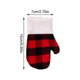 thumbnail image 2 of Guantes de limpieza para cocina, adornos navideños, colgantes creativos de guantes navideños, guantes a cuadros, juegos de cuchillos y tenedores, bolsas de dulces, colgantes de árboles de Navidad, 2 of 4